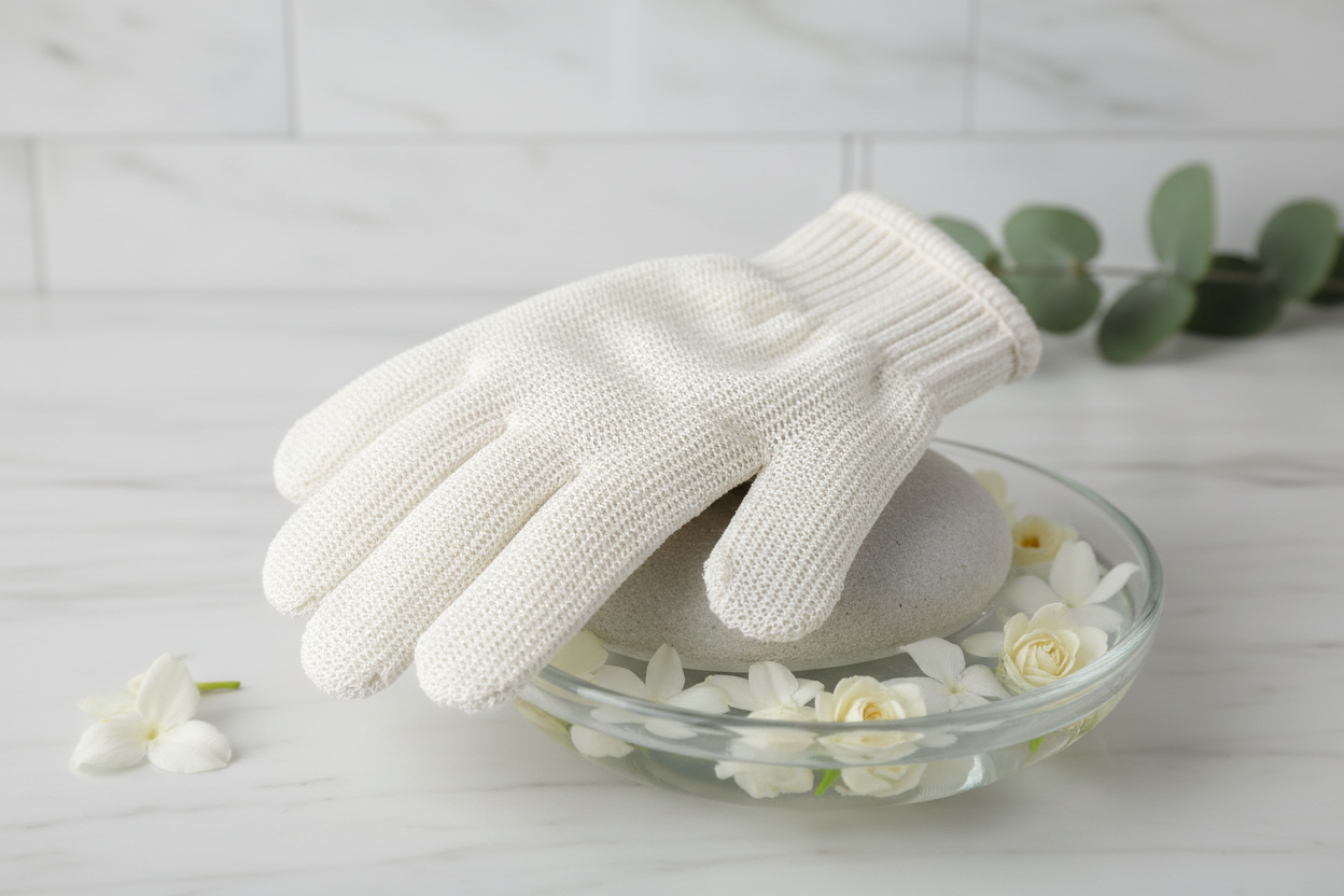 Exfoliating glove