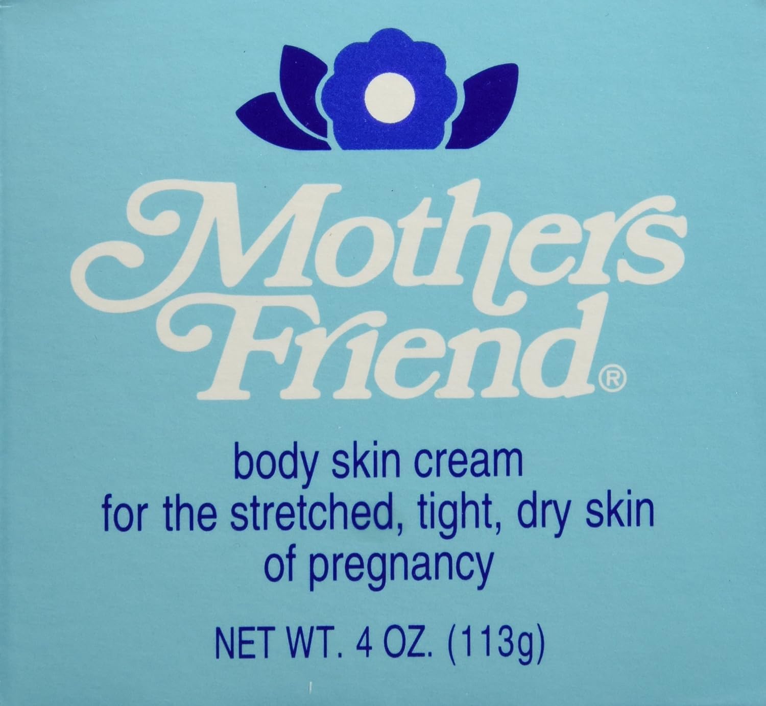 1 Pack of Mothers Friend Body and Skin Cream, for Stretched Tight and Dry Skin of Pregnancy