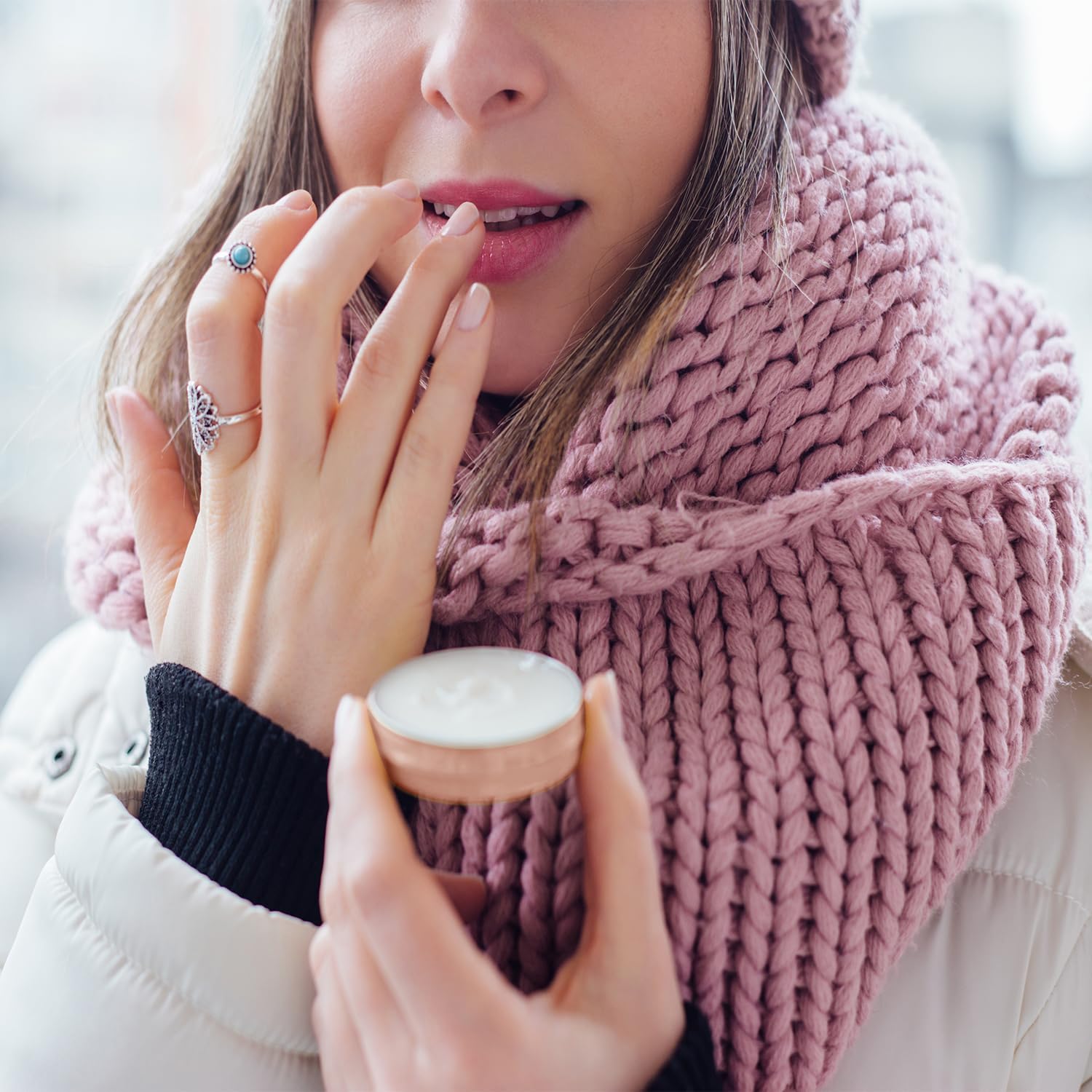 0.5 Ounce Aluminum Tin Jar with Screw Cap 15mL Tin Cans Refillable Containers for Cosmetic, Lip Balm, Cream, Lotion, Balms, Spices, Salve, Rose Gold 40 Pcs