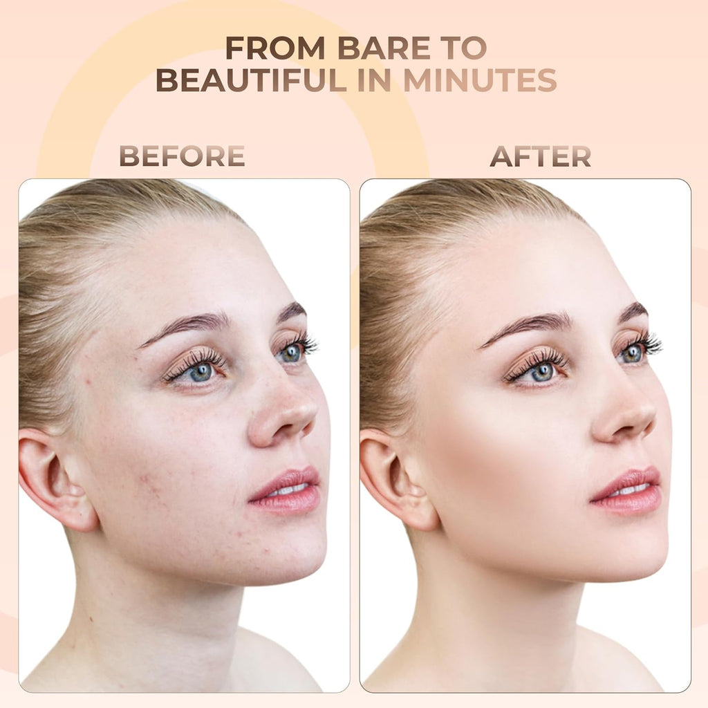 1 Ounce Light Foundation Powder Refill By Sweet Face Minerals, Lightweight Mineral Loose Makeup Powder with SPF 20, Full Coverage Flawless Finish, Talc-free, Cruelty-Free, Refillable Pouch