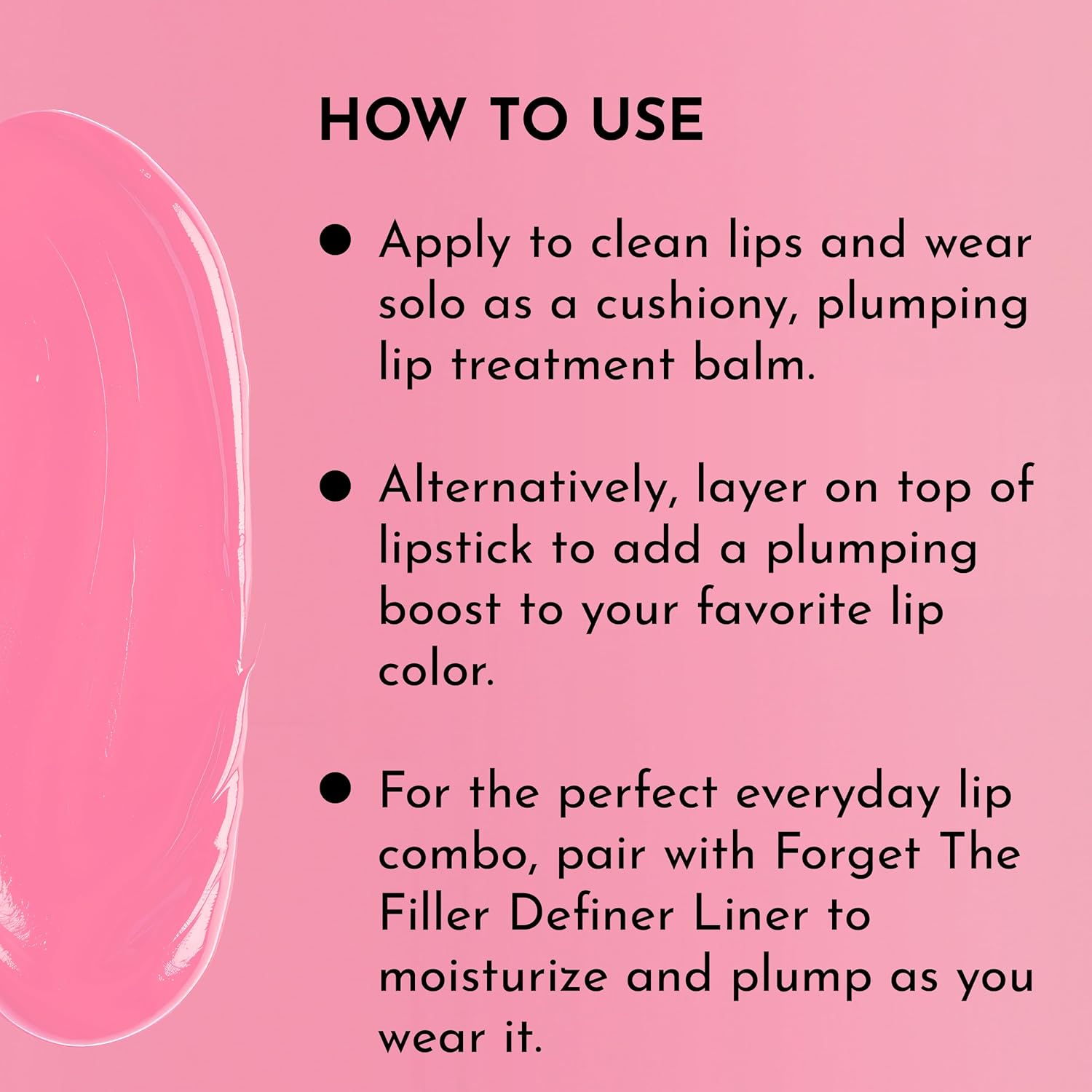 "LAWLESS Forget the Filler Lip Plumping Line-Smoothing Tinted Balm, Baby Doll, Pink, 0.09 Ounce"