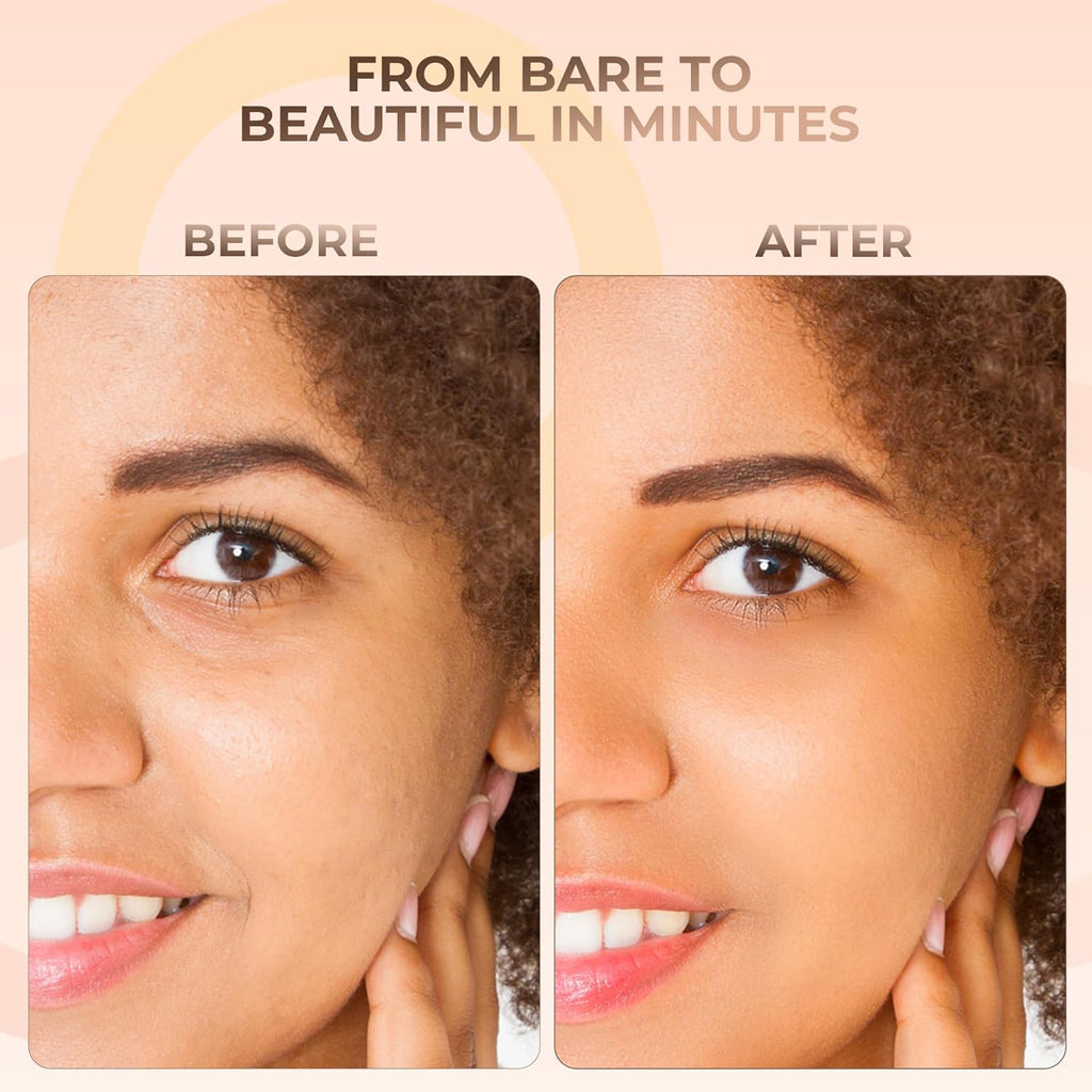 (12 Gram Bag) (Deep Tan) Foundation Powder Refill By Sweet Face Minerals, Lightweight Mineral Loose Makeup Powder with SPF 20, Full Coverage Flawless Finish, Talc-free, Cruelty-Free, Refillable Pouch